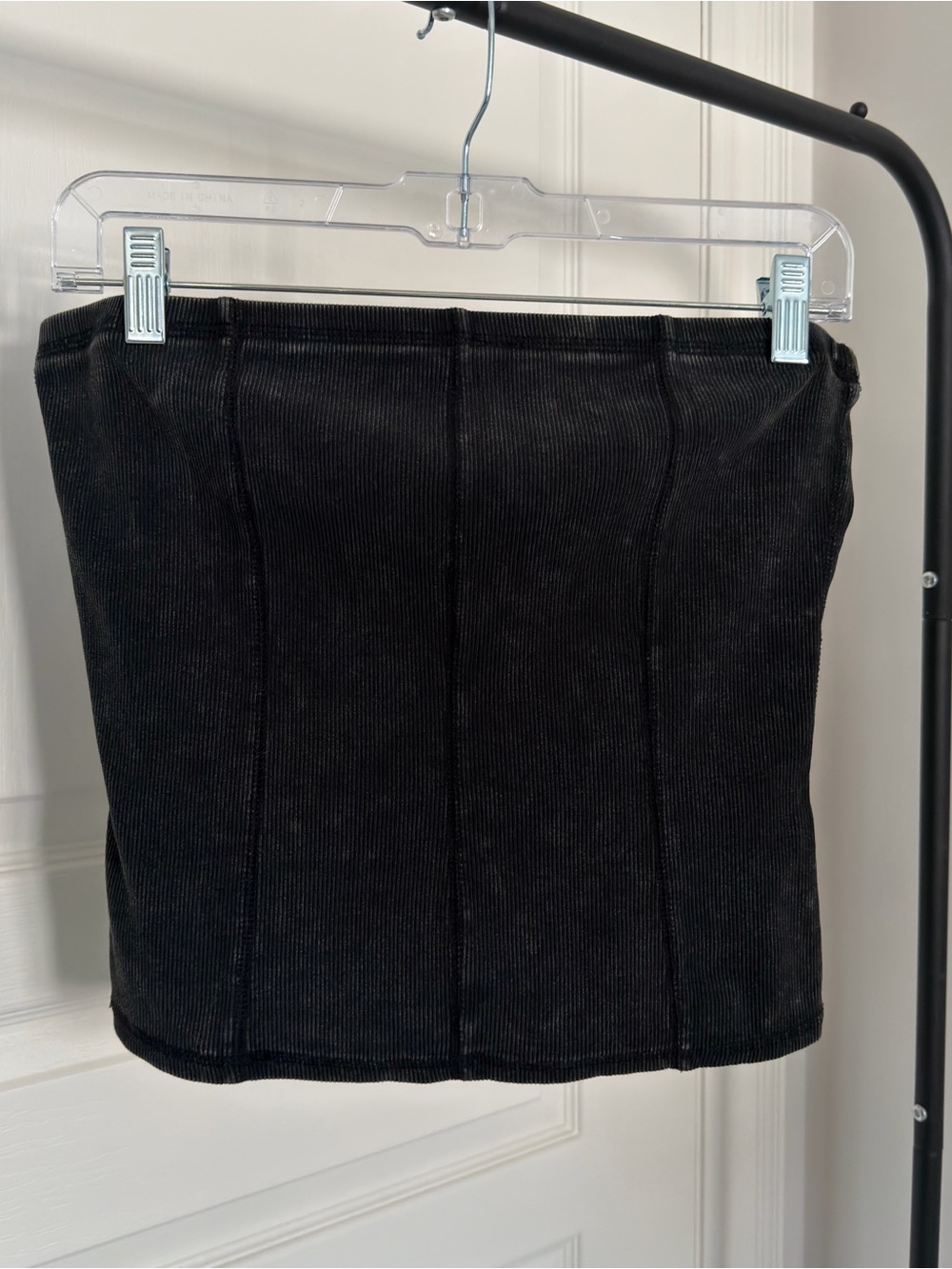 H&M Acid Wash Ribbed Tube Top